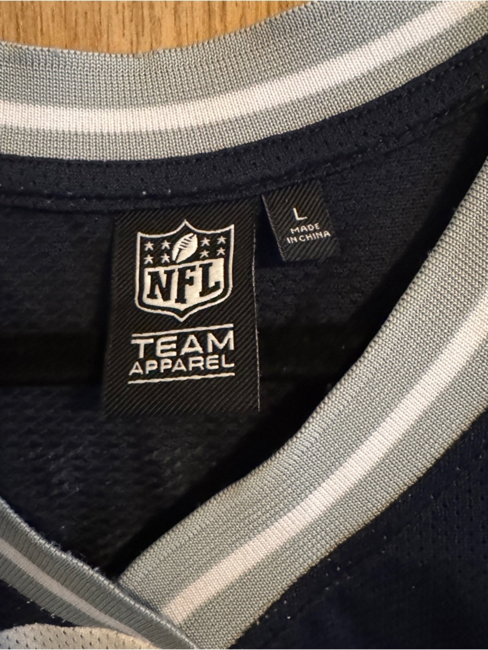 🖤5/$20 NFL Seattle Seahawks White & Navy #76 Jersey Top - Picture 5 of 9